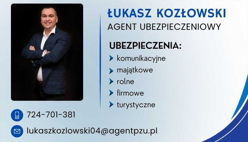 Ubezpieczenia szyte na miarę potrzeb, Łukasz Kozłowski Agent Ubezpieczeniowy, Grudziądz